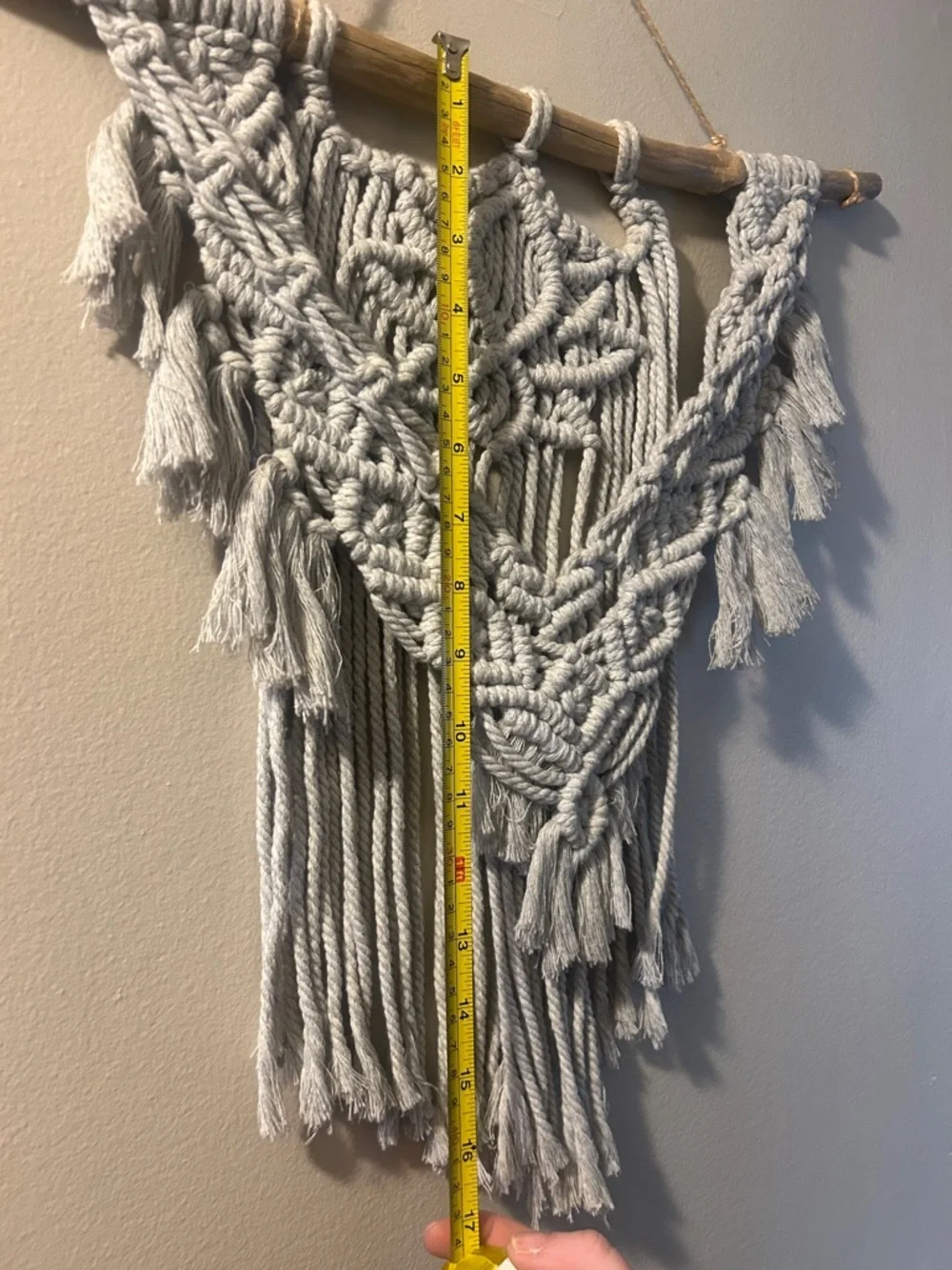 Handmade Neutral Macramé Wall Hanging - Boho Home Decor